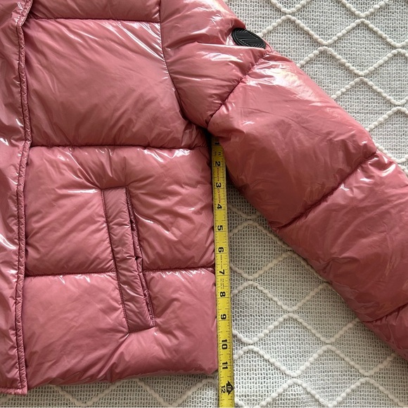 Noize Coco Crop Water Resistant Puffer Jacket Pink XS - Picture 10 of 13